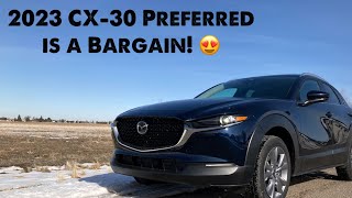 2023 CX-30 Preferred Full Review and 0-60! Deep Crystal Blue!