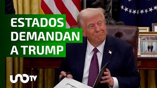 Estados demandan a Trump por órdenes ejecutivas