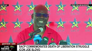 SACP commemorates 28th anniversary of the passing of Joe Slovo in Soweto