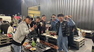 某トラック会社のBBQにお邪魔してます🚛