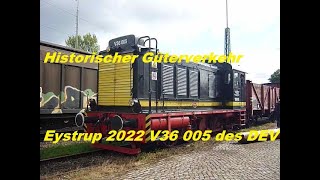 Historischer Güterverkehr Eystrup 2022 V36 005 des DEV