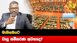 මැතිසබයට - වායු සමීකරණ අවශ්‍යද? - සුරේන් රාඝවන් - Hiru News