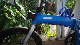 Sepeda Lipat Folding Bike Maximo Piegare Cyclo TX7 3.0 Blue Silver