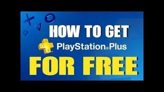 How to get ps plus for free 2019