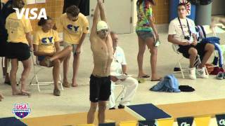 Men's 50m Backstroke A Final - 2011 YMCA Long Course National Championship