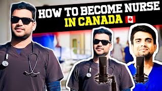 HOW TO BECOME REGISTERED NURSE IN CANADA 🇨🇦| NURSING IN CANADA #gnm #norcet #aiims #canada #nurses