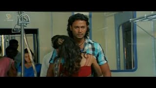 Darshan Accepted The Love Proposal Of Pranitha | Porki Kannada Movie Scenes