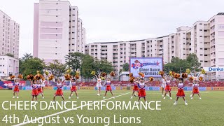 Pre Match Performanceチアダンスパフォーマンス 4th August 2024 Home Game