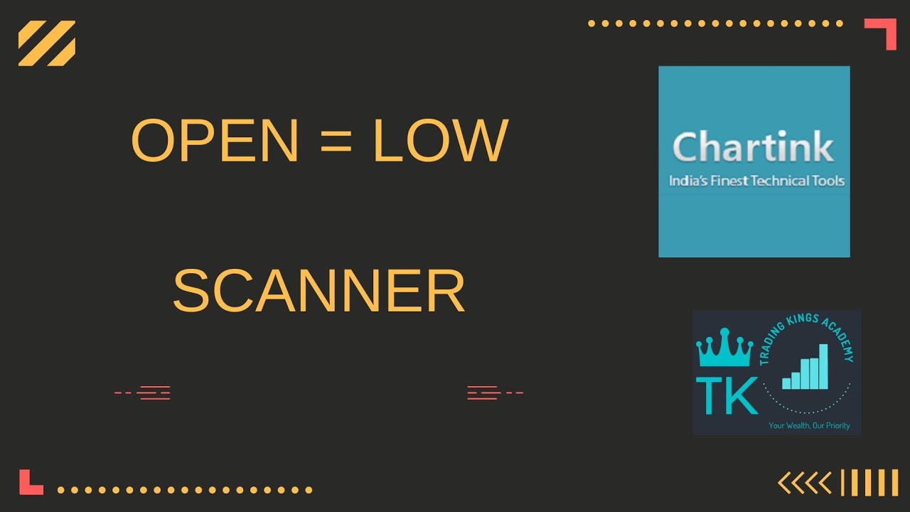 CHARTINK PREMIUM SCANNER FREE OPEN LOW SCANNER 1% UP ACCURACY 100% ...