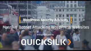 Massive Botnet Attacking WordPress Websites