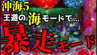 海物語の王道‼️「海モード」で突然暴れだす⁉️『Pスーパー海物語 IN 沖縄5』ぱちぱちTV【850】沖海5第352話 #海物語