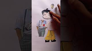 Ramcharan and chhota veem#art #shortsviral #drawing #chottabheem #spiderman