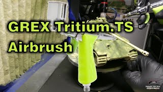 Testing New GREX Tritium.TS Airbrush with (Some) Voiceover Airbrushing Scale Models StuG III. In 4K.