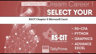 RSCIT Computer Course Chapter 9 in English   Microsoft Excel