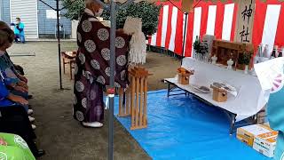 「神事」旭町三丁目の川越祭が始まりました