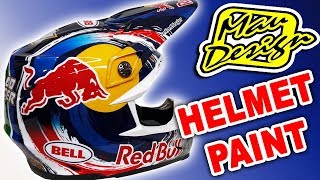 Brad Binder - Red Bull MX helmet paint