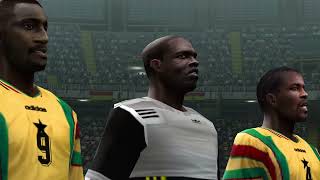 Egypt vs Ghana  , PES 2006 PS2/PC , The Best Gameplay Ever !