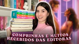 comprinhas e *muitos* recebidos das editoras | book haul 📚