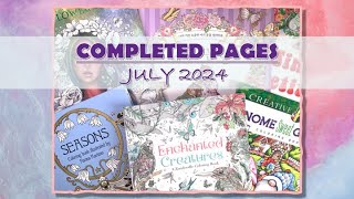 Completed Colouring Pages July 2024 Adult Colouring Doovi