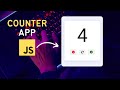 Simple Counter App Using JavaScript | JavaScript Project Tutorial