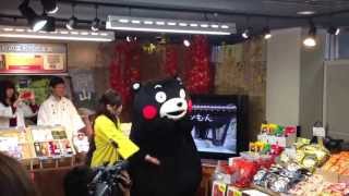 くまモン 2013.11.04 Nスタ撮影中①