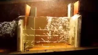 Plunging flow in a pool and weir fishway