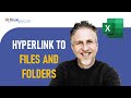 Hyperlink to Files and Folders in Excel | Create Links to all Files and Sub-folders in a Folder