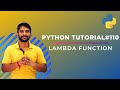 Lambda Function in Python - In Hindi