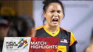 Highlights Netball Final Malaysia 🇲🇾 vs 🇸🇬 Singapore | 29th SEA Games 2017