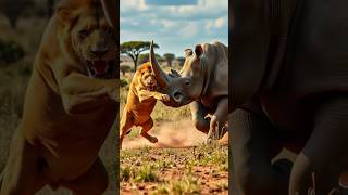 Who will win? Lion vs wolf | Jungle Fights | Wildlife Battle #lionvsbuffalo #lionking #animalsfight