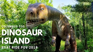 Columbus Zoo Dinosaur Island Boat Ride And Walkthrough 2019