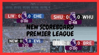 PES 2021 - NEW PREMIER LEAGUE SCOREBOARD 2023-2024 | Doovi