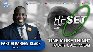 Sabbath January 11, 2025 - Pastor Kareem Black, \