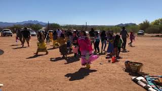 Fort McDowell Sunrise Dance basket scramble