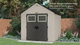 BMS8700 SUNCAST 378 CU. FT. TREMONT® 8 X 7 STORAGE SHED