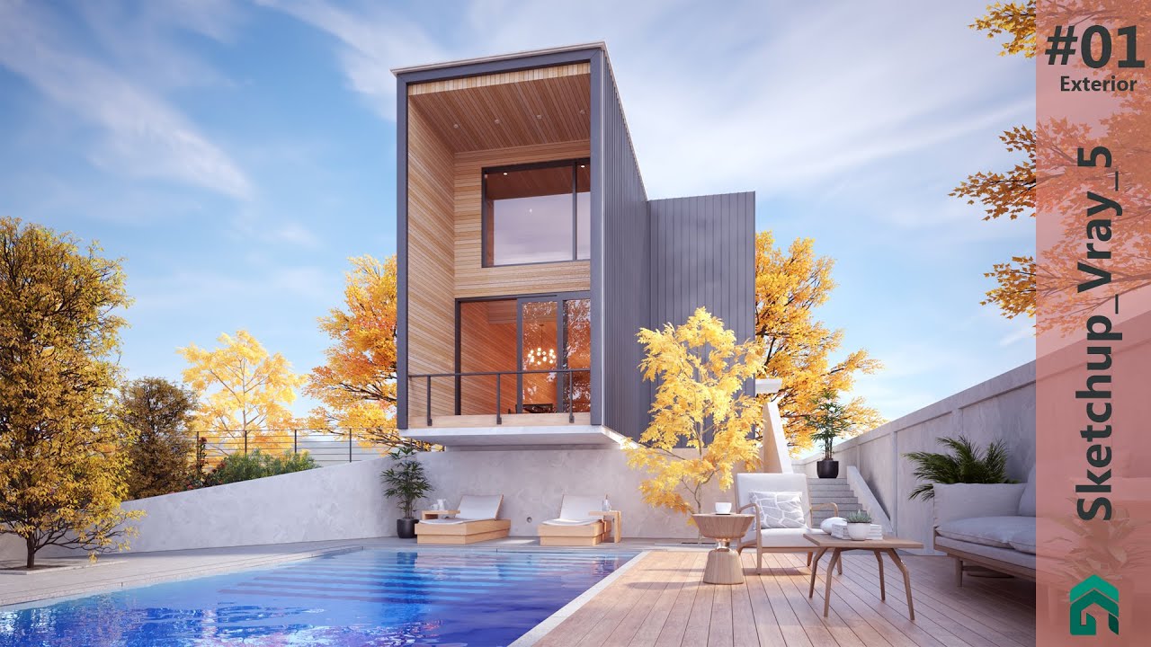 Sketchup Vray Tutorial Vray Exterior Rendering Part2