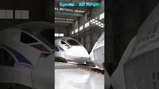 Bullet train crash test