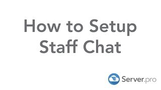 How to Setup Staff Chat - Minecraft Java