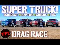 It's So ON: Ram TRX vs. Shelby F-150 Super Snake vs. Raptor Drag Race Surprise!