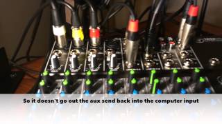 How to hook up an use Behringer MDX4600 Compressor Limiter Gate Podcast