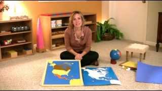 Montessori Cultural & Science Lesson - Continent Lesson (Part I)