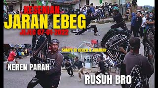 KEREN PARAH 🔥 KESNIAN JARAN EBEG  JEJEG I PALING RUSUH + HEBOH 🔴LIVE EBEG JEJEG 2022