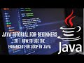 Java tutorial for beginners 20: How to Use the Enhanced For Loop in Java