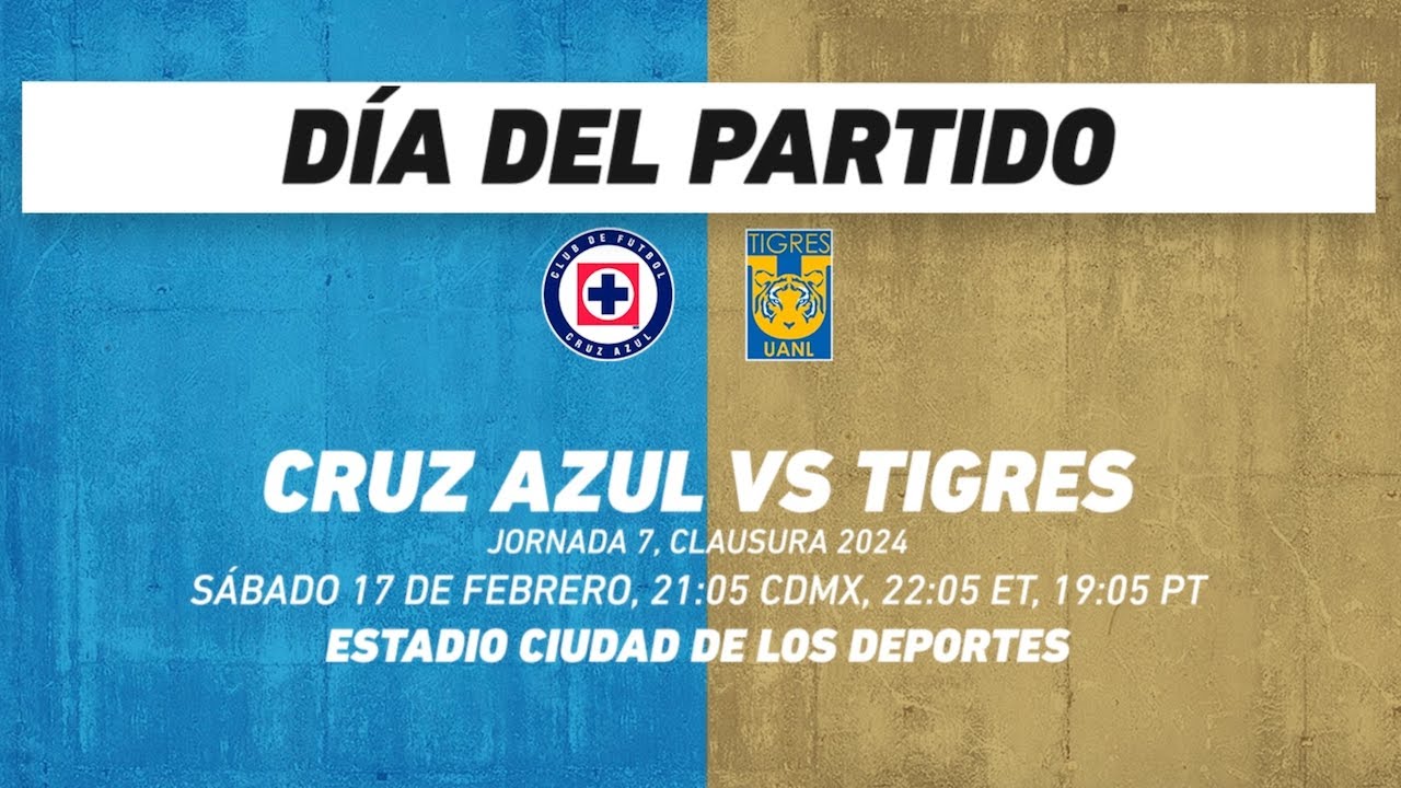 Cruz Azul Vs Tigres: Liga MX - YouTube