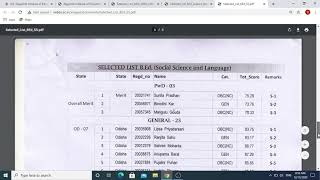 RIE CEE 2020|COMPLETE MERIT SELECTION LIST 2 YR B Ed(SS\u0026Language)BBSR