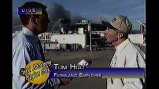 Farmland Foods Fire Albert Lea, MN Meat Packing Plant Burns Down News 2001