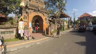 Ubud Bali scooter ride day before Galungan