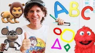 Matt Sings in the Fun Classroom | What Do You See? What Color? | Learn Colors, Wild Animals, ABCs