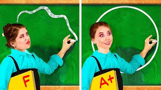 AMAZING DIY SCHOOL HACKS || Life-Changing Hacks And Crafts by 123GO! SERIES