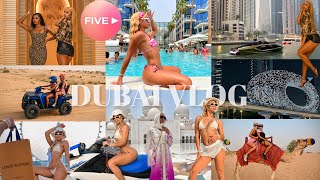 DUBAI VLOG 🇦🇪| Five Palm Jumeirah | Burj Khalifa | Desert Safari | Dubai Mall | Abu Dhabi | + MORE